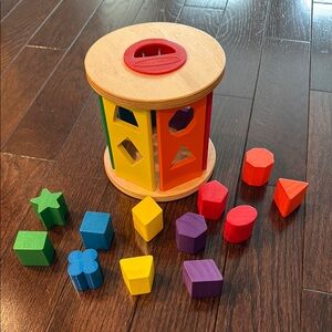 Melissa & Doug Match and Roll Colorful Shape Sorter Toy